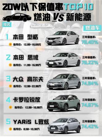 20萬以下該選擇什麼車子呢 新能源還是燃油車呢？