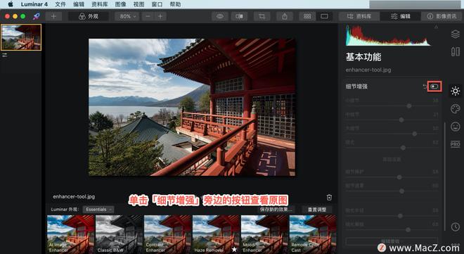 Luminar 4?教程「11」，如何在 Luminar 4 中?使用细节增强工具？