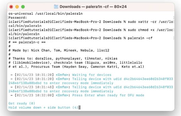 如何使用palera1n越狱？palera1n越狱 iOS 15.0 - 16.3.1教程