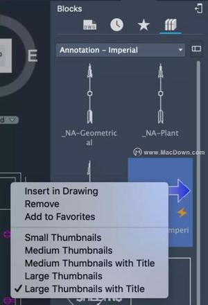 期待已久的AutoCAD for Mac 2020“块面板”更新介绍