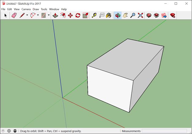 在SketchUp草图大师中创建第一个3D模型方法教程