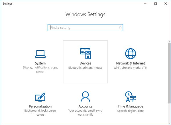 关闭Windows10中的自动更正和拼写检查器