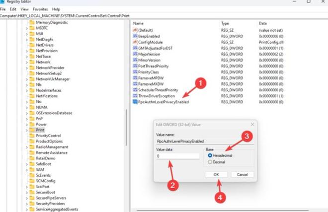 win10/11无法连接到打印机错误"0x0000011b"解决方法